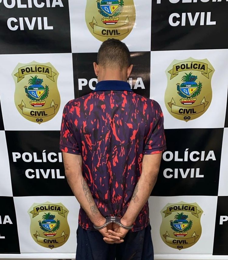 Autor de homicídio é preso pela Polícia Civil e CPE, em Planaltina GO.
