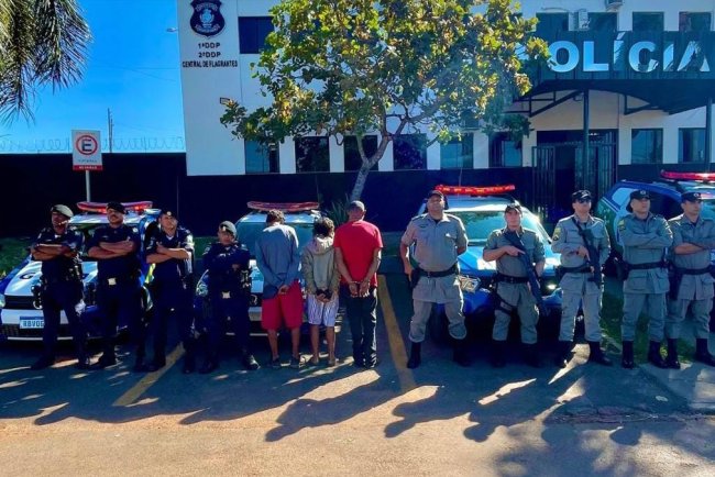 Em Formosa-Go, duas pessoas foram presas após sequestro  cárcere privado e posse de arma de fogo.