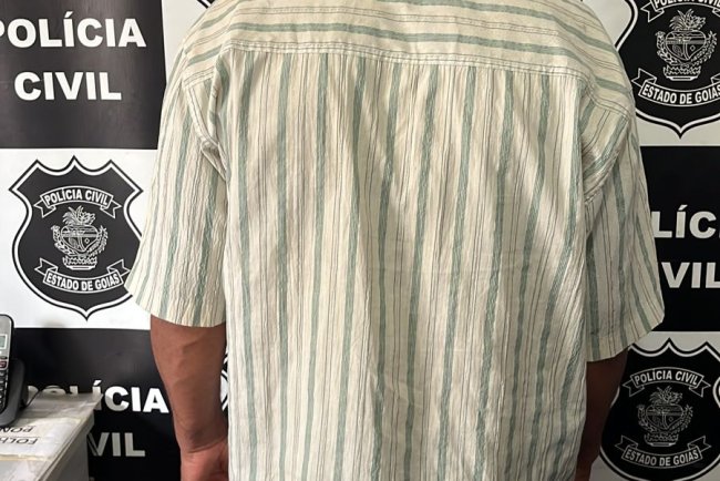 Homem é preso pela Polícia Civil após perseguir mulher em seu local de trabalho em Formosa-Go.