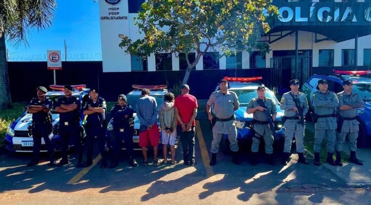 Em Formosa-Go, duas pessoas foram presas após sequestro  cárcere privado e posse de arma de fogo.