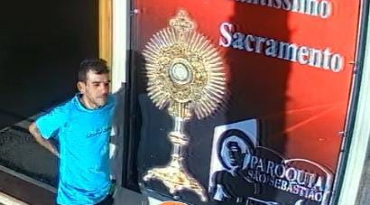 Ladrão entra na Paróquia de São Sebastião em Formosa-Go e furta dinheiro  do dízimo.