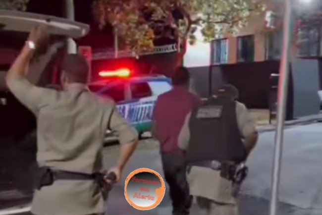 Homem tenta matar seu próprio pai  mas acaba preso em flagrante pela Polícia Militar em Formosa-Go.