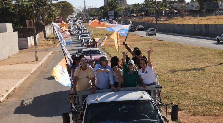 Carreata de Décio do Ideal reúne mais de 1.700 veículos em Formosa-Go diz organizadores.