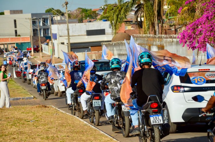 Carreata de Décio do Ideal reúne mais de 1.700 veículos em Formosa-Go diz organizadores.