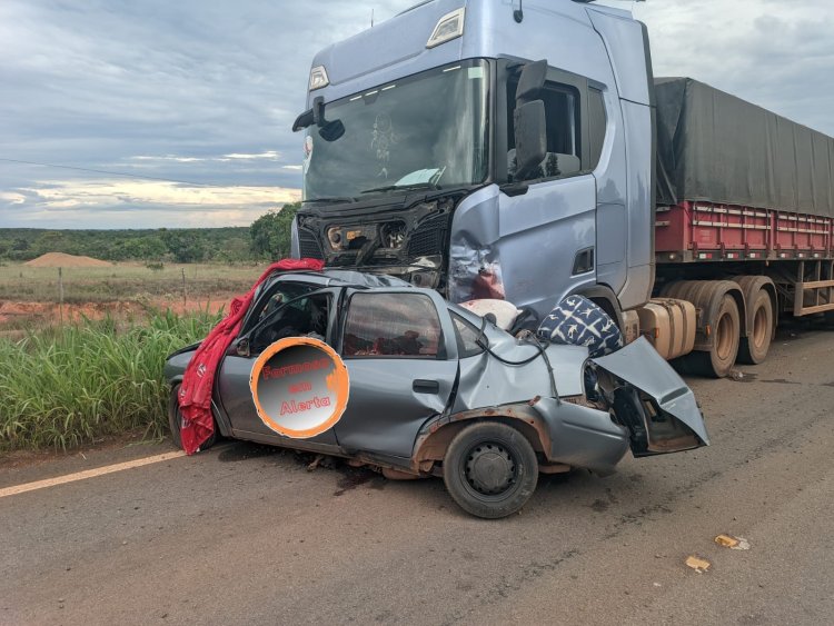 Grave acidente na Go-346, deixa vários mortos na tarde desta segunda-feira 23.