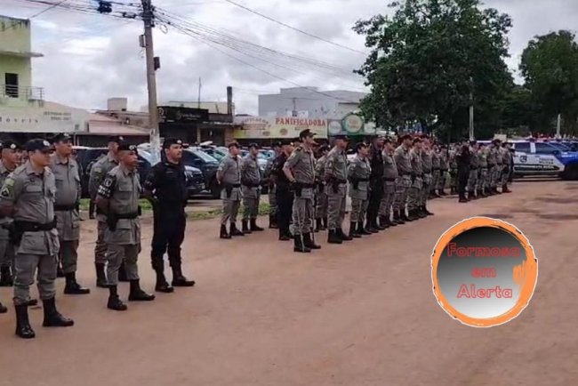 Lançamento da operação MAXIMUS em Formosa-Go, irá estender aos dez municípios  comandado pelo 11° CRPM .