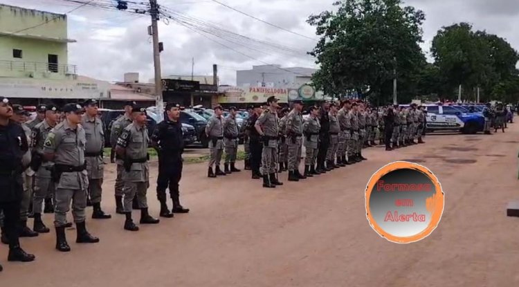 Lançamento da operação MAXIMUS em Formosa-Go, irá estender aos dez municípios  comandado pelo 11° CRPM .