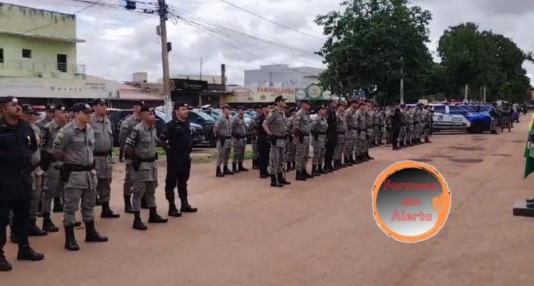 Lançamento da operação MAXIMUS em Formosa-Go, irá estender aos dez municípios  comandado pelo 11° CRPM .