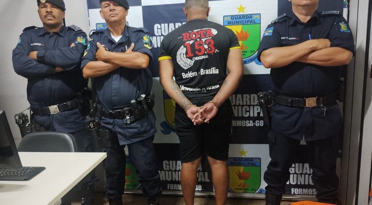 Homem  é preso em flagrante pela Guarda Municipal, após agredir mulher.