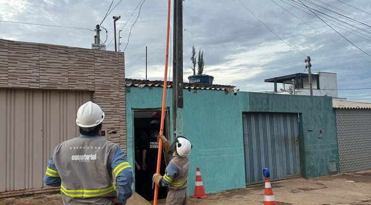Indivíduo é preso em flagrante pela Polícia Civil, por gato em energia elétrica e ainda fazer ameaças aos funcionários da Equatorial.