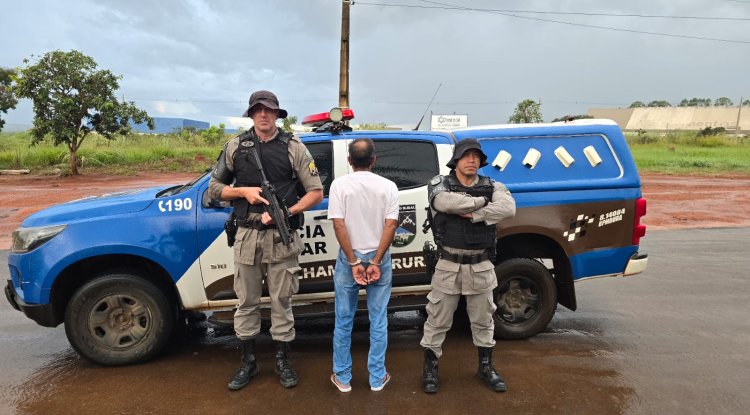 Patrulha Rural prende foragido da justiça acusado de praticar estupro de vulnerável em Formosa-Go.