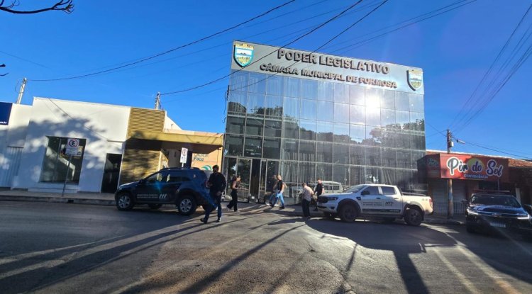 Operação do Ministério Público na Câmara Municipal de Formosa-Go.