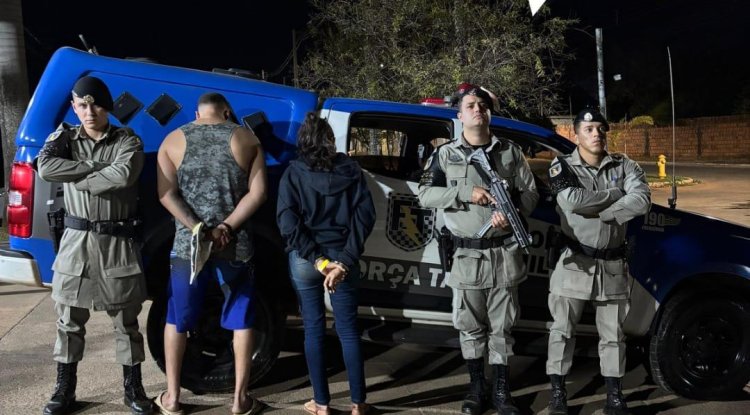 Casal é preso após furtar em supermercado no Parque Vila Verde em Formosa-Go.