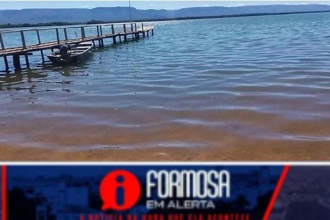 Homem morre afogado após barco virar no Lago do Paranã em Formosa-Go.