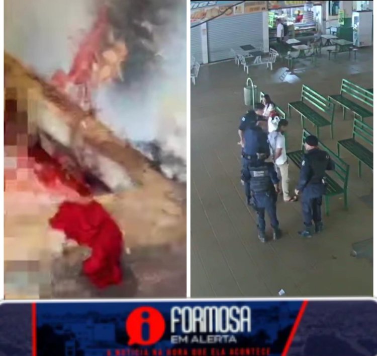 Autor de tentativa de homicídio é preso em flagrante pela Guarda Municiipal em Formosa-Go.