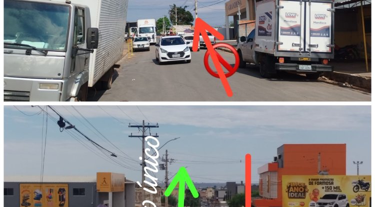Rua Alta Vidal em Formosa-Go, passará ter sentido único até a igreja matriz.