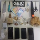 Duas pessoas foram presas pela PC,por  tráfico de drogas em Formosa-Go.