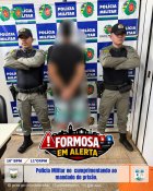 HOMEM COM MANDADO DE PRISÃO É DETIDO NO FORMOSINHA, EM FORMOSA