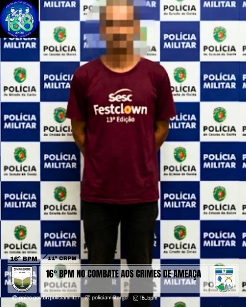 Homem é preso após ameaça em Santa Rosa.