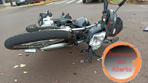 Acidente de trânsito- auto lesão no Setor Centro em Formosa