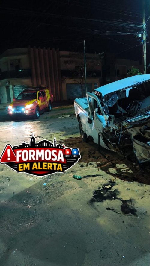 CAPOTAMENTO DEIXA HOMEM FERIDO EM FORMOSA