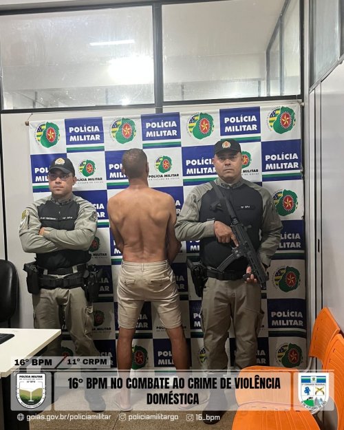 HOMEM É PRESO APÓS AGREDIR COMPANHEIRA COM PEDRADA NA CABEÇA