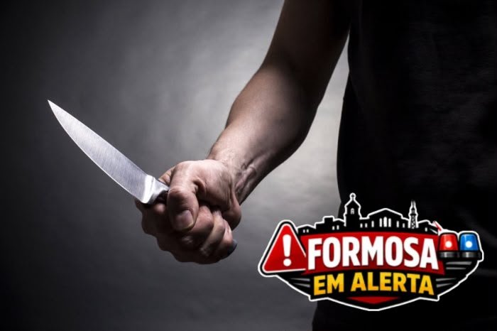 HOMEM É FERIDO POR GOLPE DE FACA NO BAIRRO FORMOSINHA