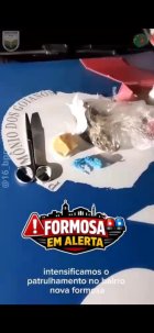 PM PRENDE SUSPEITO POR TRÁFICO DE DROGAS E APREENDE ENTORPECENTES NO NOVA FORMOSA