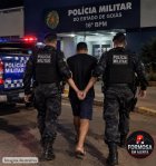 PM cumpre mandado de prisão por homicídio qualificado no Parque União, em Formosa