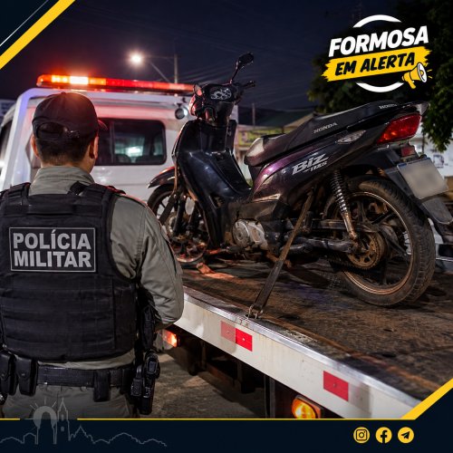 🚨 MOTOCICLISTA É FLAGRADO DANDO “GRAU” E TEM MOTO REMOVIDA NO SETOR NORDESTE, EM FORMOSA