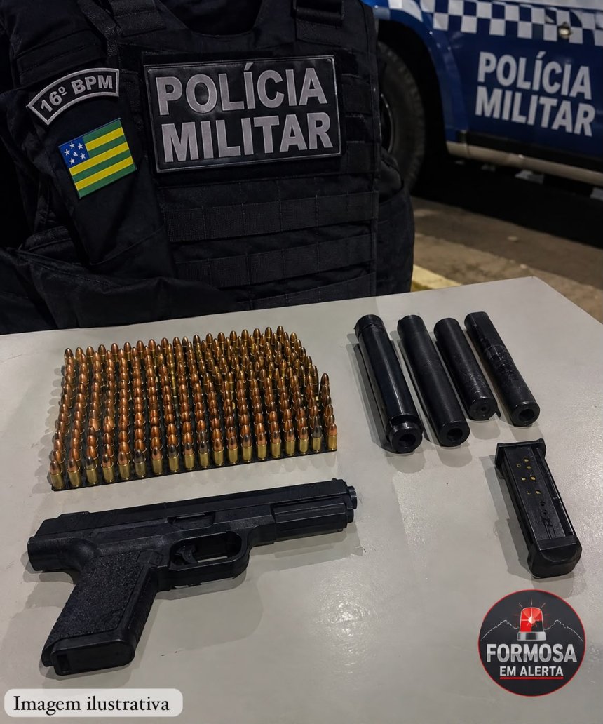 VIOLÊNCIA DOMÉSTICA E APREENSÃO DE MUNIÇÕES NO SETOR SUL, EM FORMOSA